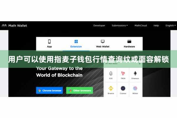 用户可以使用指麦子钱包行情查询纹或面容解锁